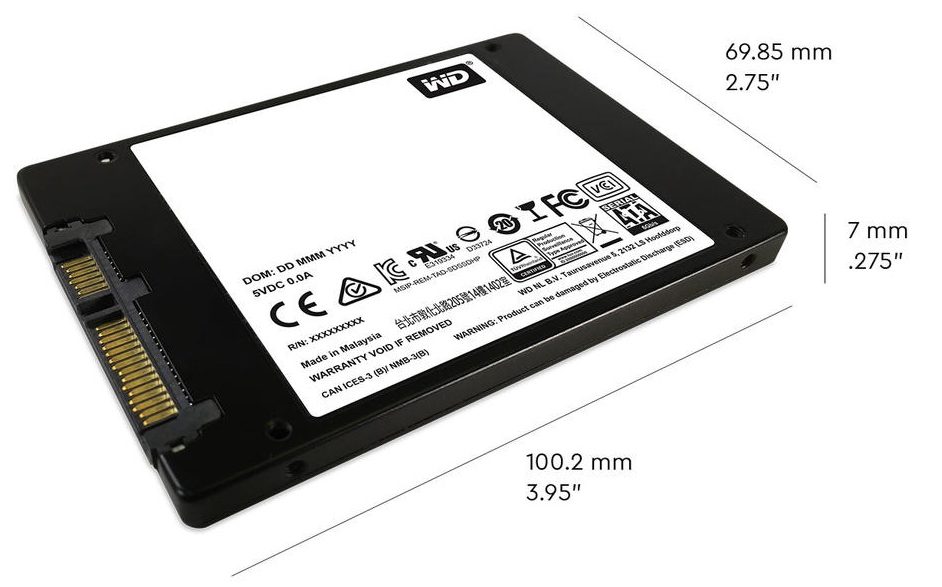 ổ cứng ssd western digital blue 250gb 2.5 sata 3