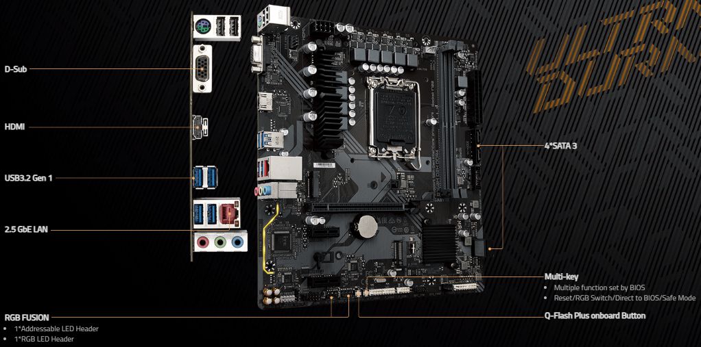 gigabyte b760m d2h ddr4